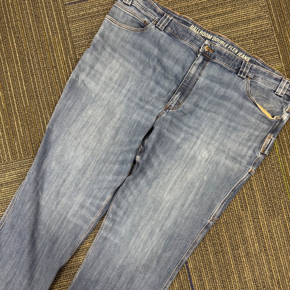 Duluth Ballroom Double Flex‎ Jeans Mens 48x30 Relaxed Fit Carpenter Utility